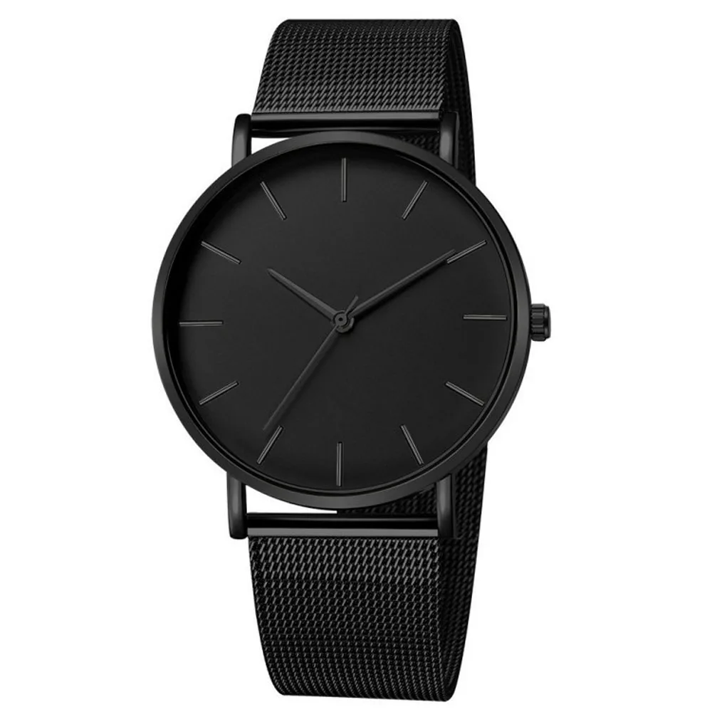 Luxury Watch Market - レジャーシンプルな女性の腕時計 2025 ヴィンテージメッシュベルト超薄型ファッション高級男性腕時計