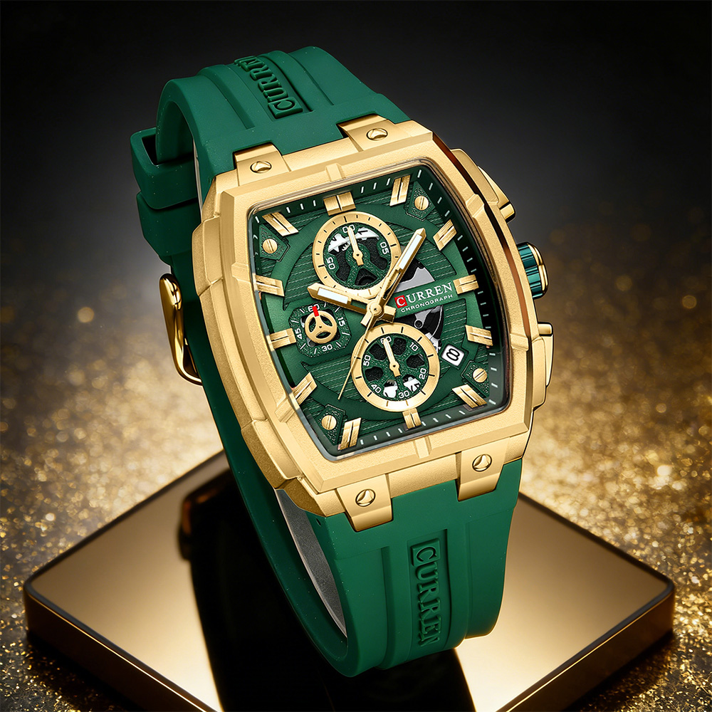 Luxury Watch Market - CURREN 高級ヴィンテージ腕時計 メンズ スポーツ クロノグラフ クォーツ腕時計