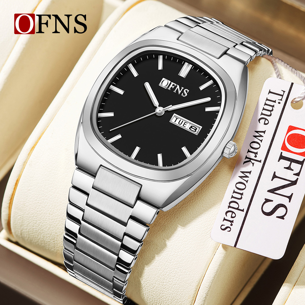 Luxury Watch Values - OFNS 新しい 1566 高級ニッチレディースクォーツ時計デュアルカレンダーナイトライト防水ビジネス高価値レディースクォーツ時計