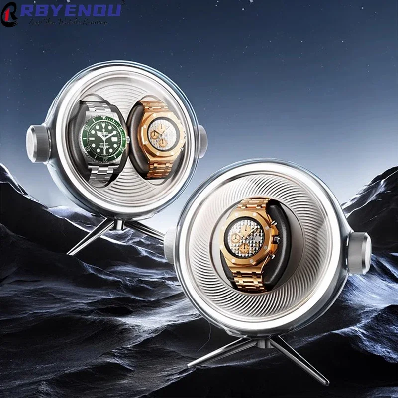 Luxury Watch Online - 月面着陸シリーズの時計ケース,時計ワインダー,ボックスホルダー,オープンリッド,ストップラン,耐磁性,非常に低ノイズ,カスタマイズ可能なロゴ