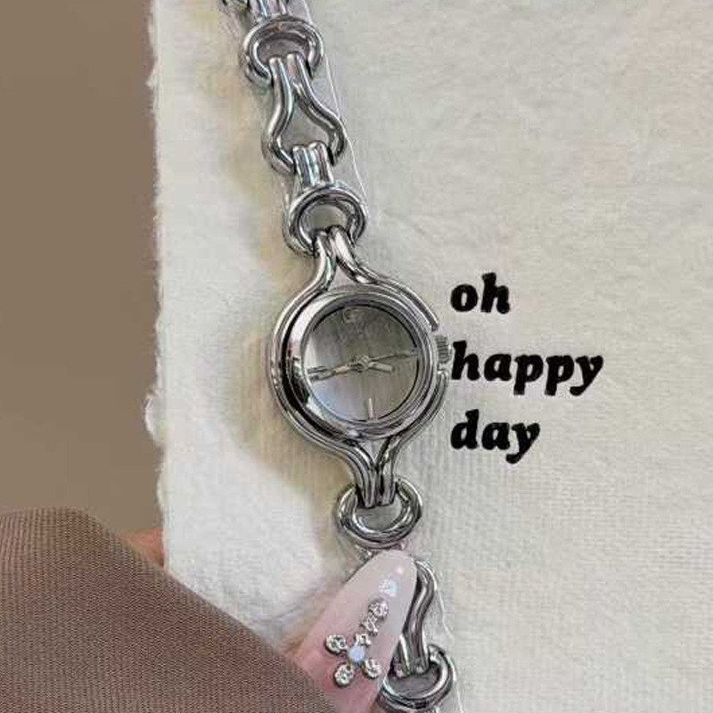 Luxury Watch Values - 女性用高級腕時計、ファッショナブルな新しいスタイル、豪華なライトスケルトンエアテクスチャブレスレットウォッチ、トレンディな女性用腕時計。