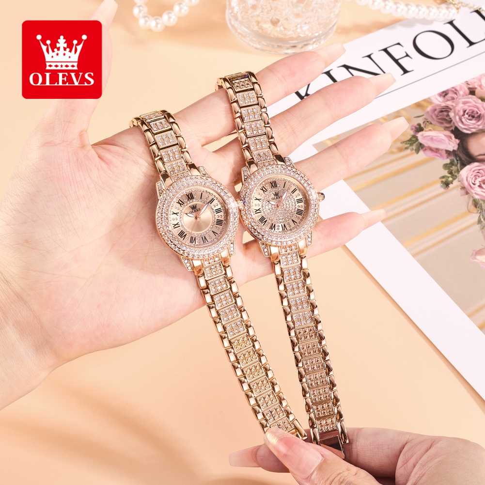 OLEVS 高級ファッションレディース腕時計 ダイヤモンドダ - Luxury Watches のレビューと価格