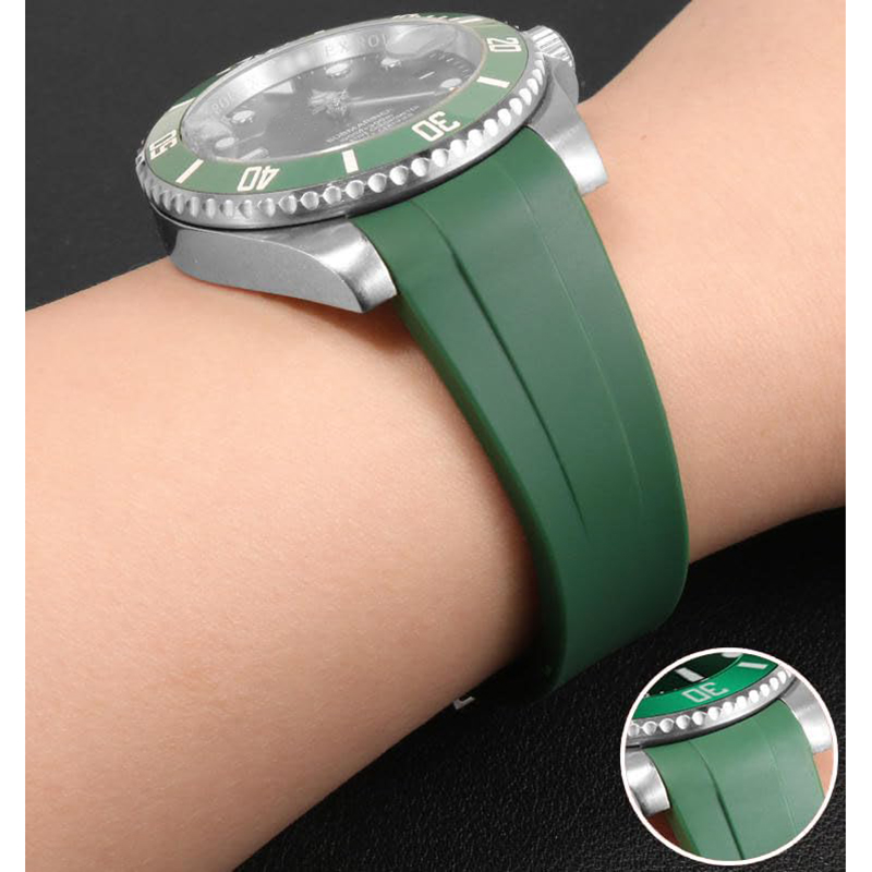 男性と女性のための湾曲したエンドラバーストラップ,ステンレス - Luxury Watch Online のレビューと価格