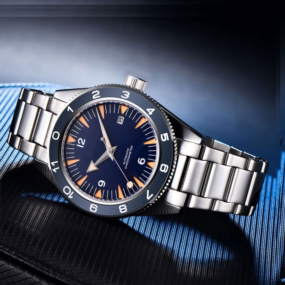 カスタムロゴ NH35 ムーブメント腕時計 10bars メ - Luxury Watch Market のレビューと価格