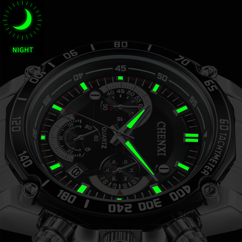 CHENXI メンズ腕時計ステンレス鋼クロノグラフトップ高級 - Luxury Watch Magazine のレビューと価格