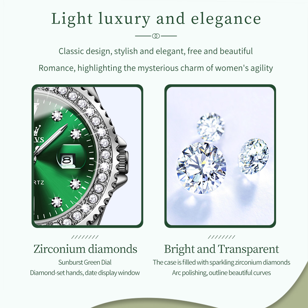 OLEVS エレガントなオリジナルクォーツレディース腕時計高 - Quiet Luxury Watch のレビューと価格