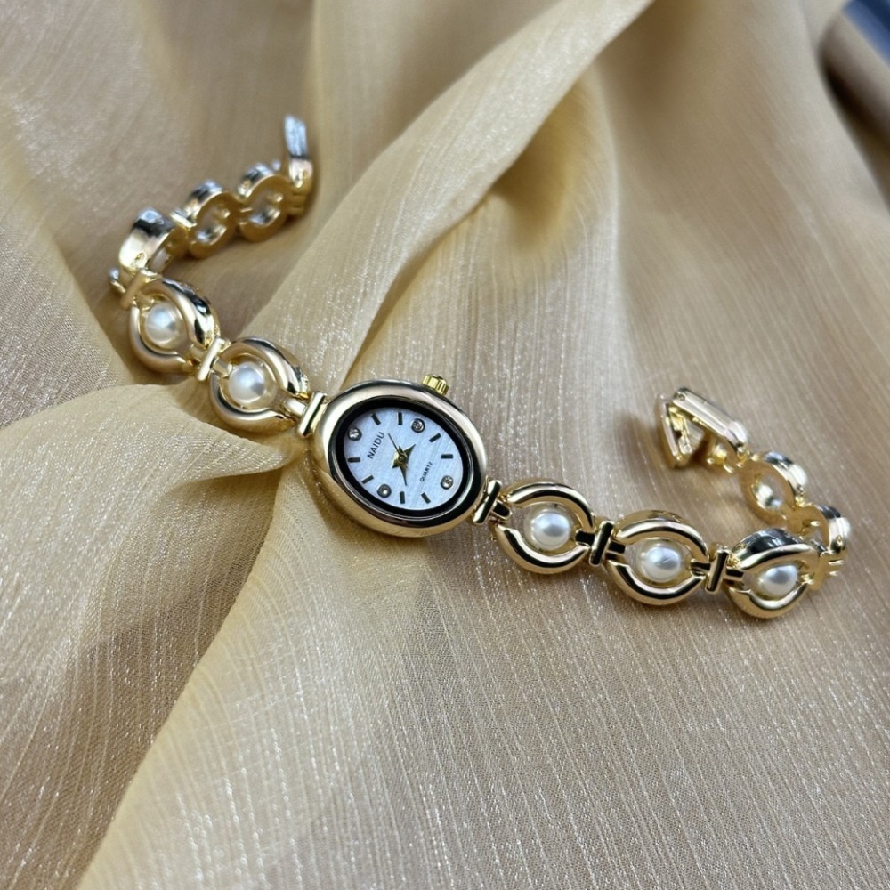 ファッション女性用腕時計 ヴィンテージパール象嵌ストラップブ - Quiet Luxury Watch のレビューと価格