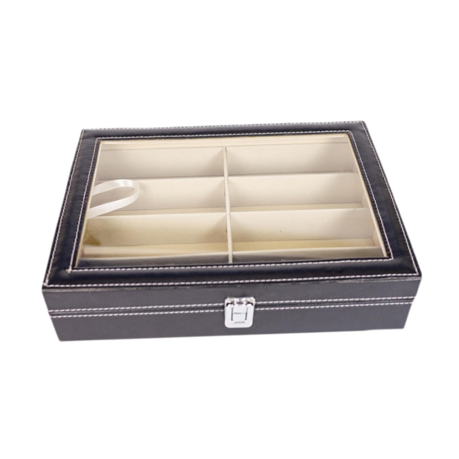アイウェア収納ボックス ホームガジェット 8グリッド 高級フ - Luxury Watch Packaging Box のレビューと価格