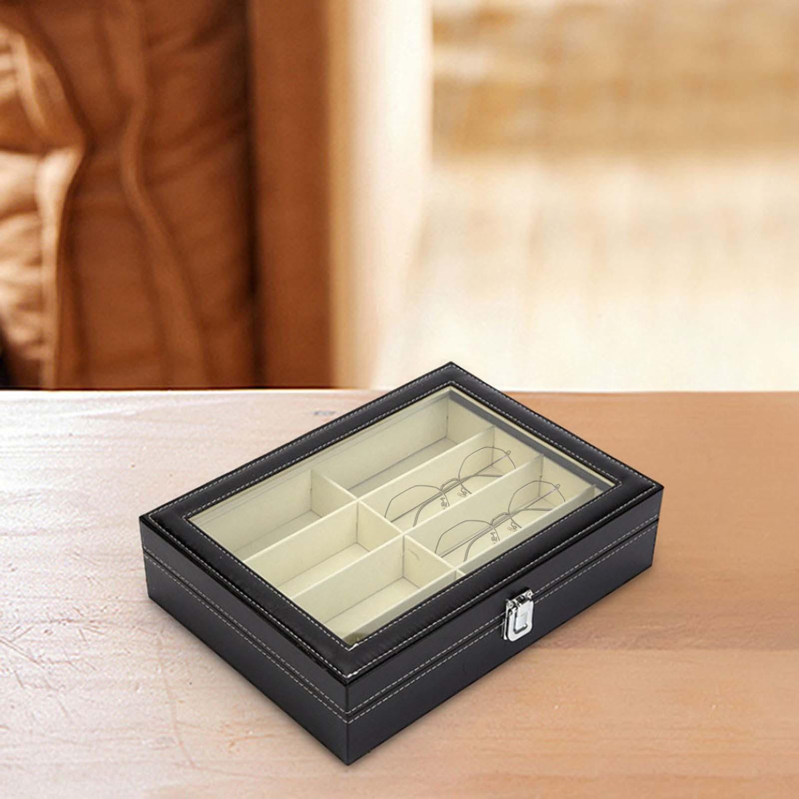 アイウェア収納ボックス ホームガジェット 8グリッド 高級フ - Luxury Watch Packaging Box のレビューと価格