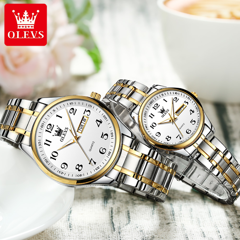 OLEVS 新ファッションカップル腕時計男性女性の高級ステン - Luxury Watch Market のレビューと価格