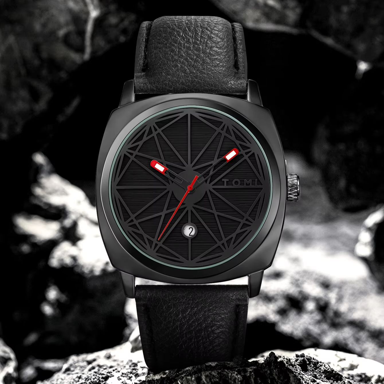 TOMI 新型2ピースメンズ腕時計とペンギフトボックスセット - Luxury Watch Kit のレビューと価格