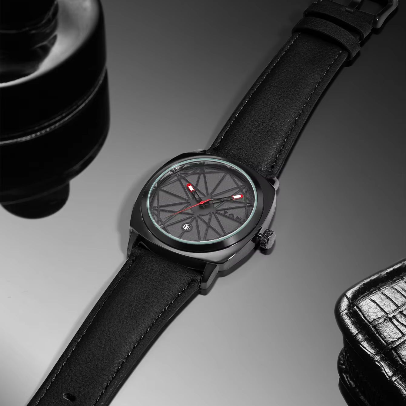 TOMI 新型2ピースメンズ腕時計とペンギフトボックスセット - Luxury Watch Kit のレビューと価格
