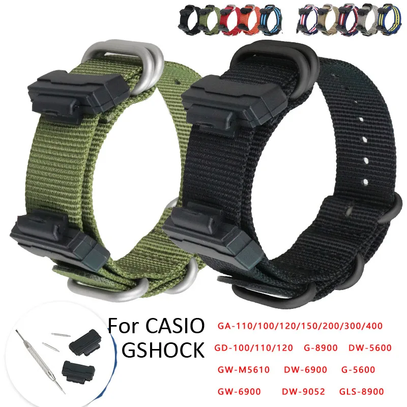 ナイロン時計バンド カシオ G-SHOCK 時計ストラップ  - Casio Watch G-Shock Dw-5600 のレビューと価格