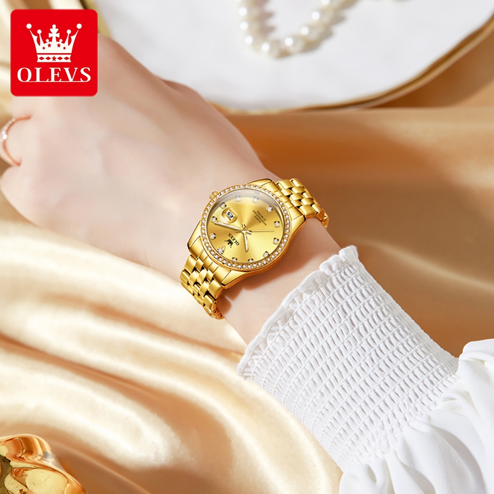 OLEVS 3629 高級トップブランドクォーツ時計女性用ダ - Luxury Watch Top 10 のレビューと価格