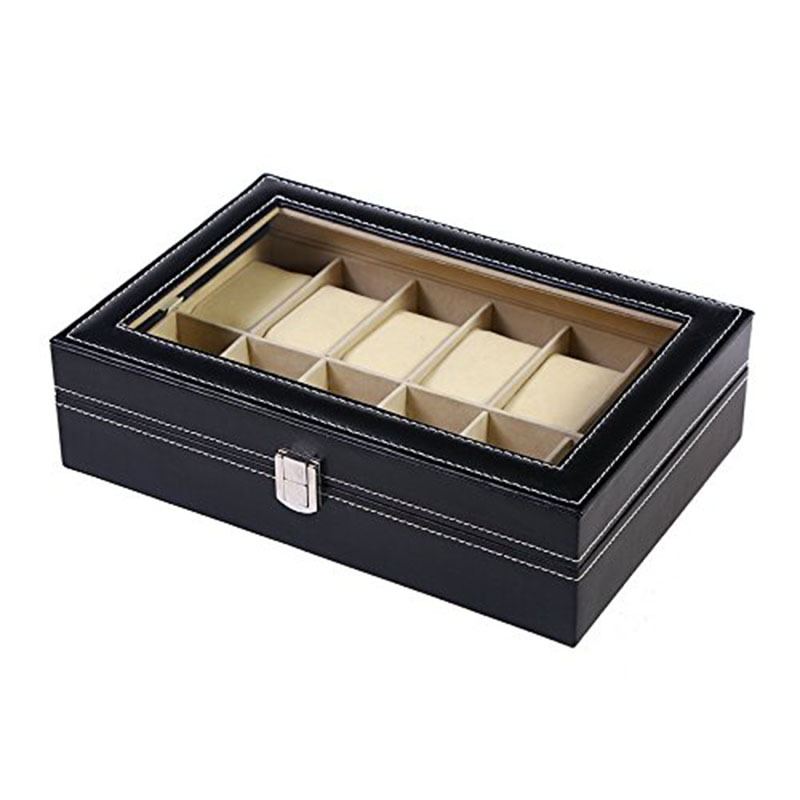 メンズ腕時計ディスプレイケース PUレザー製腕時計オーガナイ - Luxury Watch Packaging Box のレビューと価格