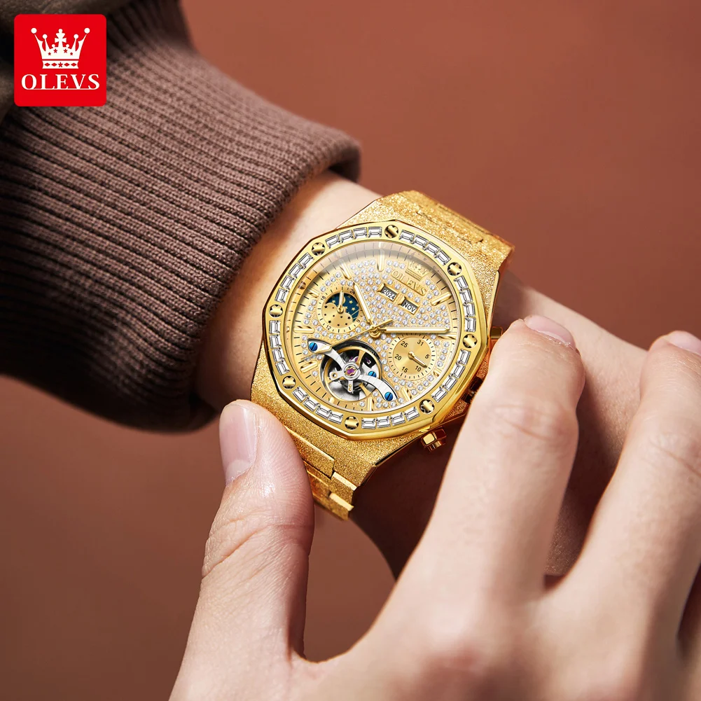 OLEVS 高品質オリジナル高級防水メンズ腕時計トップブラン - Luxury Watches のレビューと価格