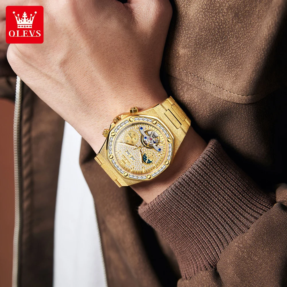 OLEVS 高品質オリジナル高級防水メンズ腕時計トップブラン - Luxury Watches のレビューと価格