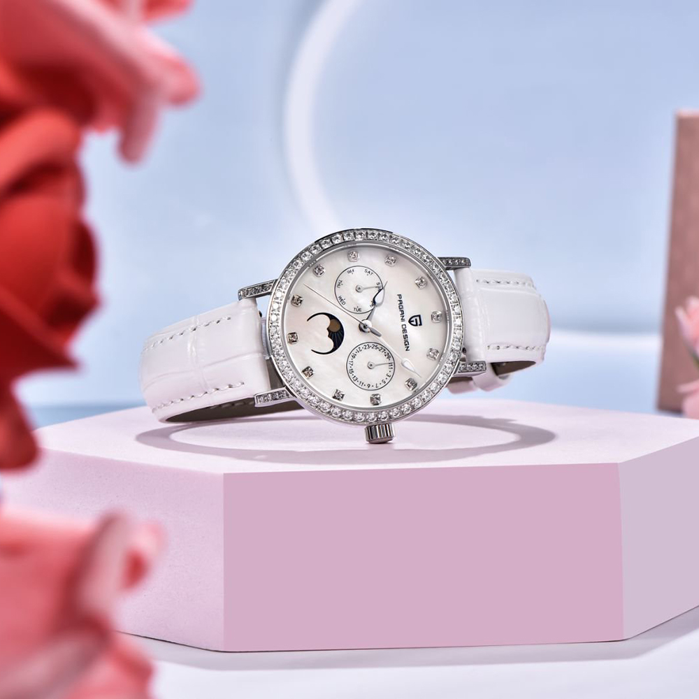 パガーニデザイン女性クォーツ時計モップダイヤルダイヤモンドベ - Luxury Watch For Women のレビューと価格