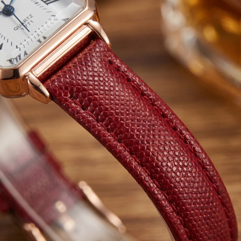 ファッション長方形クォーツ時計女性のための高級ブランドローマ - Quiet Luxury Watch のレビューと価格
