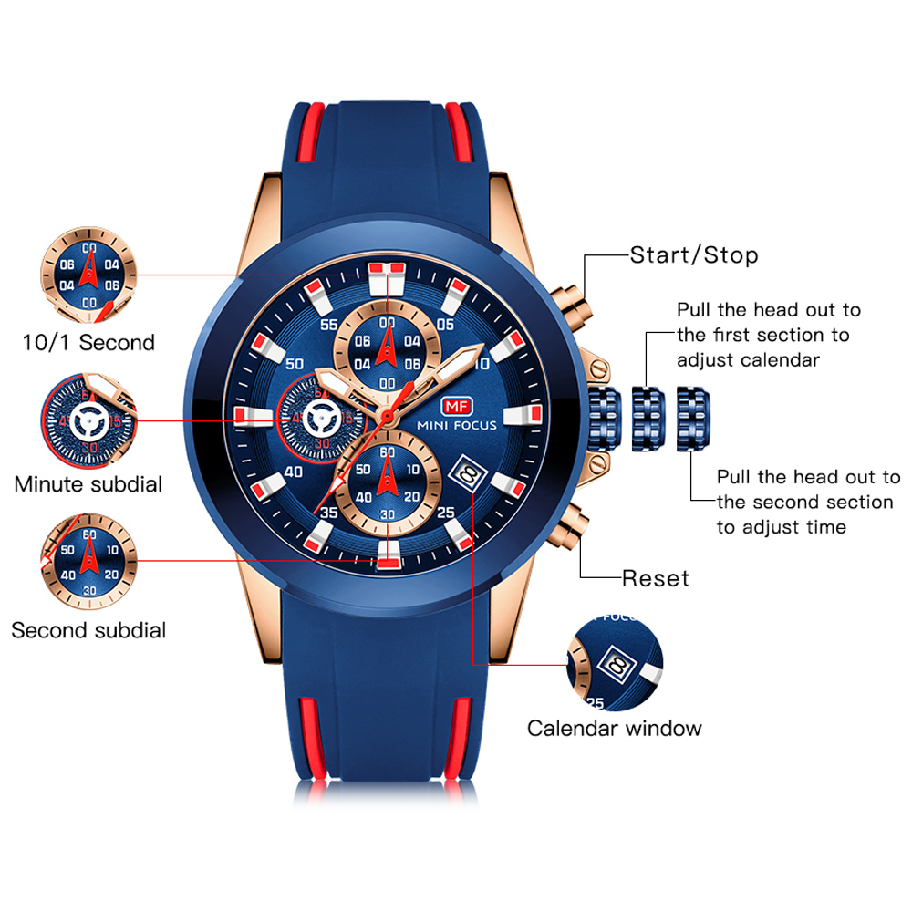 男性用ミニフォーカスウォッチ,スポーツ腕時計,高級ブランド, - Luxury Watch Magazine のレビューと価格
