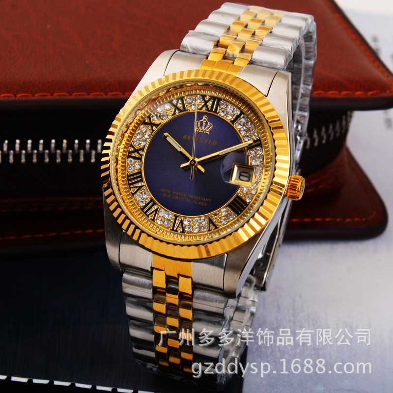 2016高級香港レジナルドブランド腕時計ゴールデンブルークォ - Luxury Watch Magazine のレビューと価格