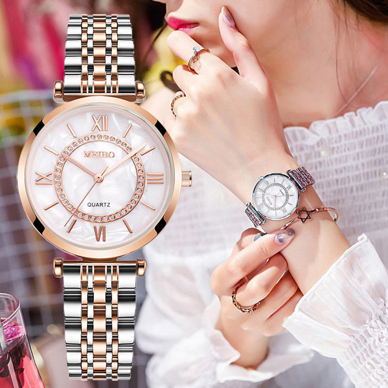 高級クリスタル女性ブレスレット腕時計トップブランドのファッシ - Luxury Watch For Women のレビューと価格