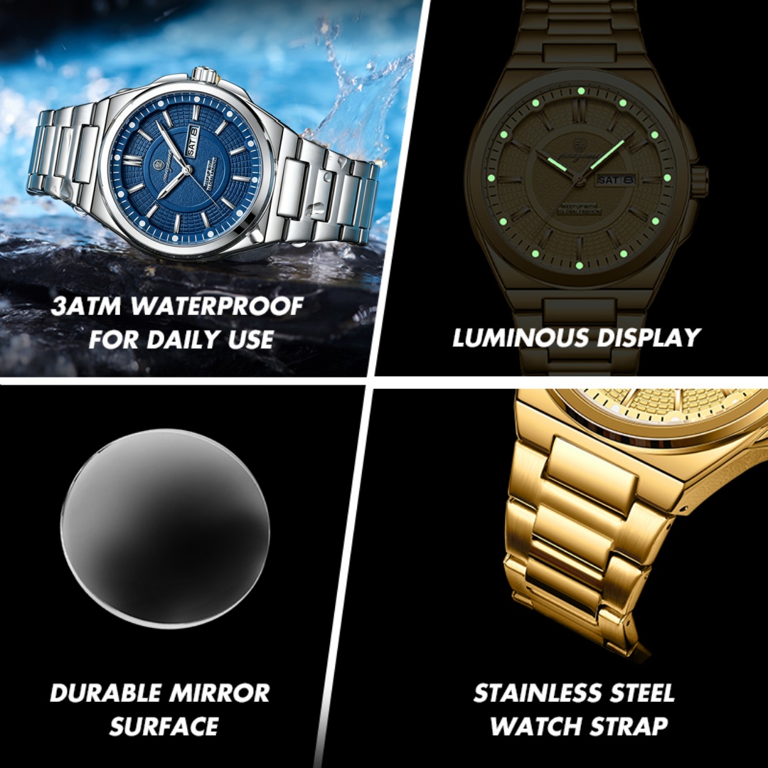 PAAZOMU オリジナルブランドメンズクォーツ高級メンズ腕 - Luxury Watch Magazine のレビューと価格