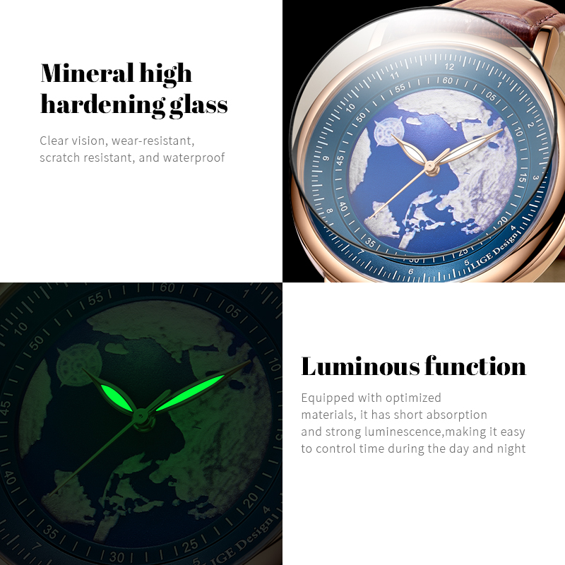 LIGE 2026新作トップブランド高級メンズ腕時計防水夜光 - Luxury Watch Magazine のレビューと価格