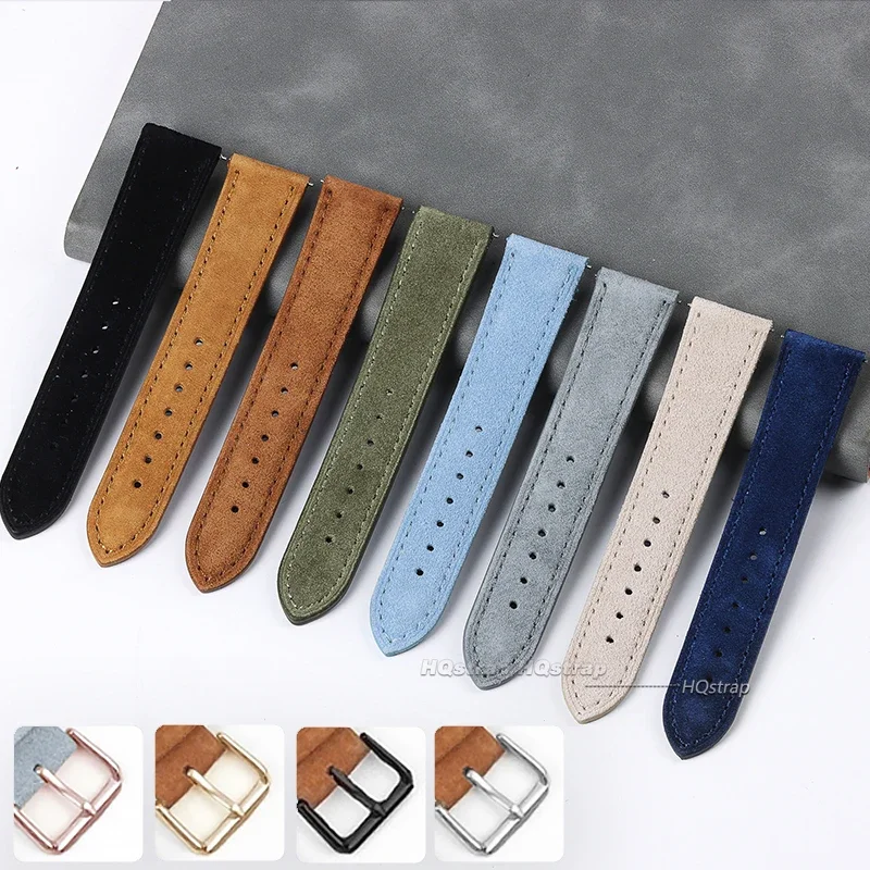 スエード本革時計バンドセイコーヴィンテージ手作りステッチブレ - Luxury Watch Online のレビューと価格