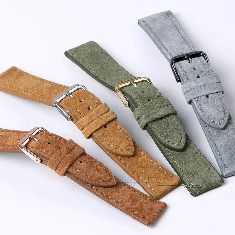 スエード本革時計バンドセイコーヴィンテージ手作りステッチブレ - Luxury Watch Online のレビューと価格